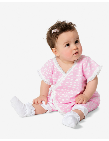 Patron Burda 9314 - Grenouillère croisée pour bébés