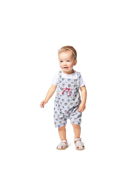 Patron Burda Kids 9337 - Salopette