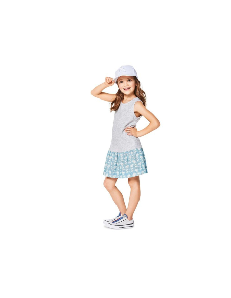 Patron Burda Kids 9341 - Robe