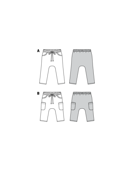 Patron Burda Kids - 9342 Pantalon