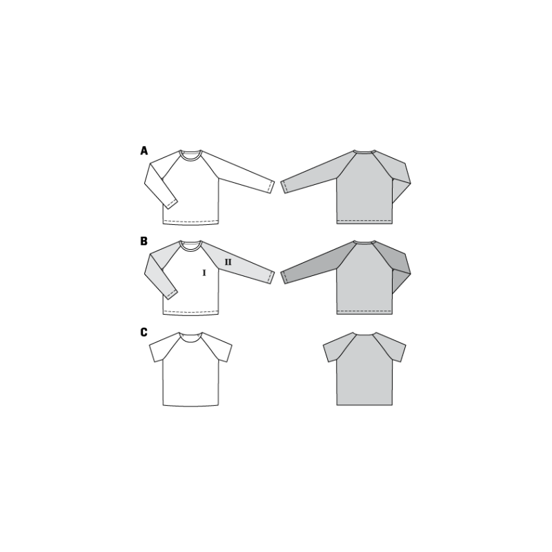 Patron Burda Kids 9346 - T shirt