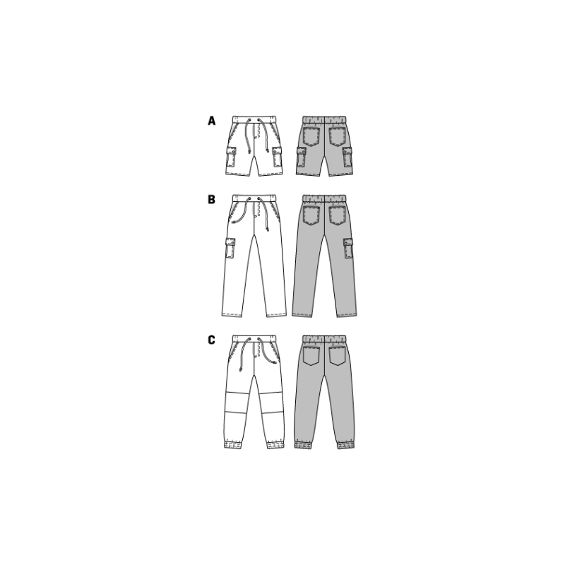 Patron Burda Kids 9354 - Pantalon