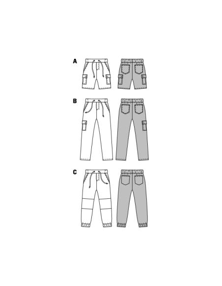 Patron Burda Kids 9354 - Pantalon