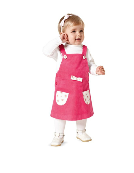 Patron Burda 9424 - Kids Salopette et robe