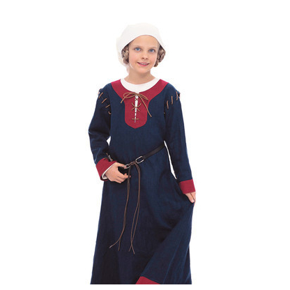 Patron Burda Carnaval 9473 - Déguisement Historique Robe médiévale enfant 2