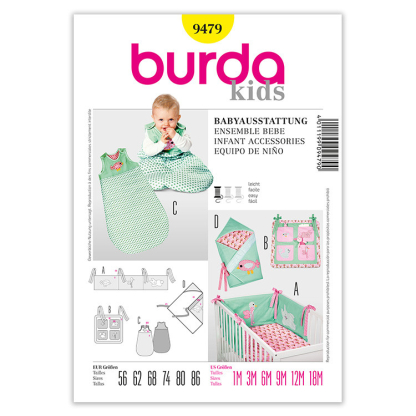 Patron Burda 9479 - Kids Ensemble bébé