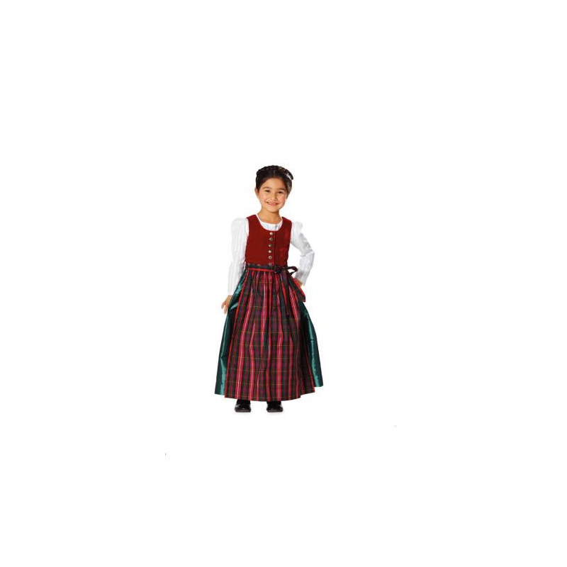 Patron Burda 9509 - Kids Robe folklore