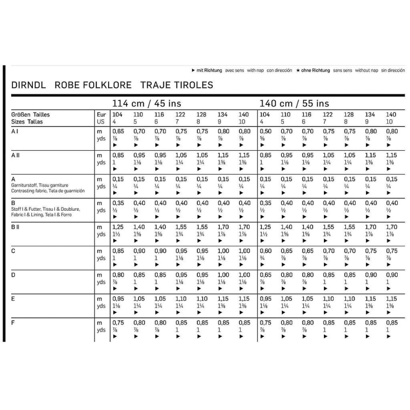 Patron Burda 9509 - Kids Robe folklore