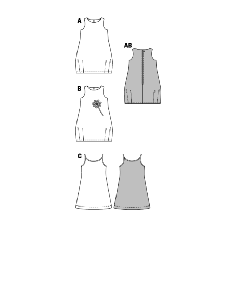 Patron Burda 9544 - Kids Robe