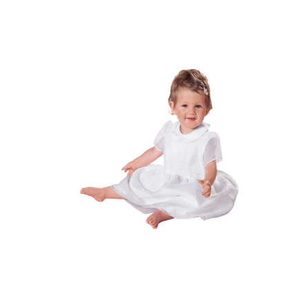 Patron Burda 9804 - Kids Robe de baptême 2