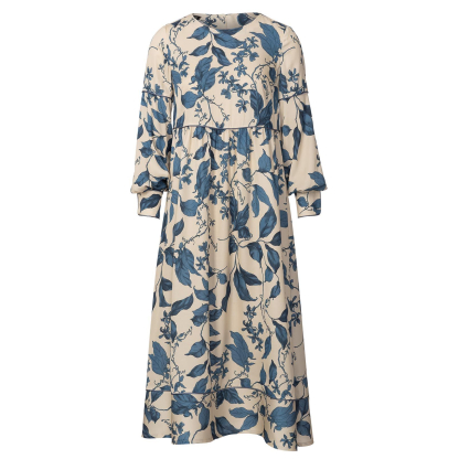 Patron Burda 5948 - Robe taille haute et encolure ronde 2