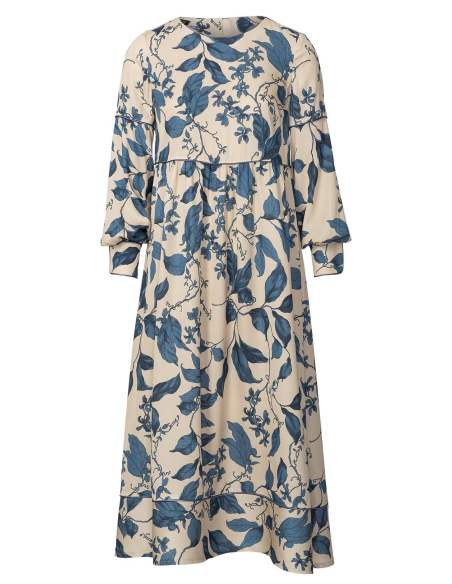 Patron Burda 5948 - Robe taille haute et encolure ronde