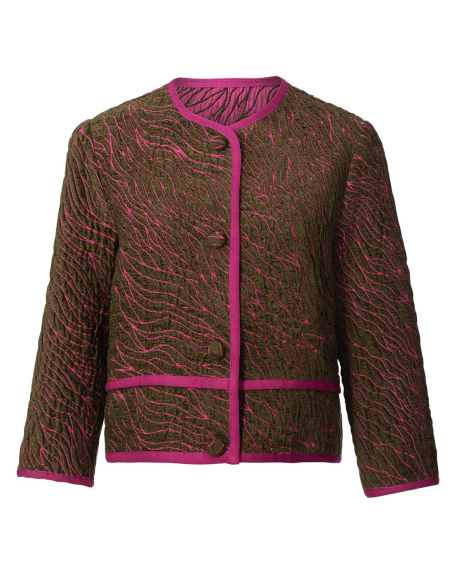 Patron Burda 5951 - Veste courte carrée & manteau sans col