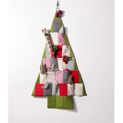 Patron Burda 5952 - Accessoires, calendrier de l'avent en forme de sapin 2