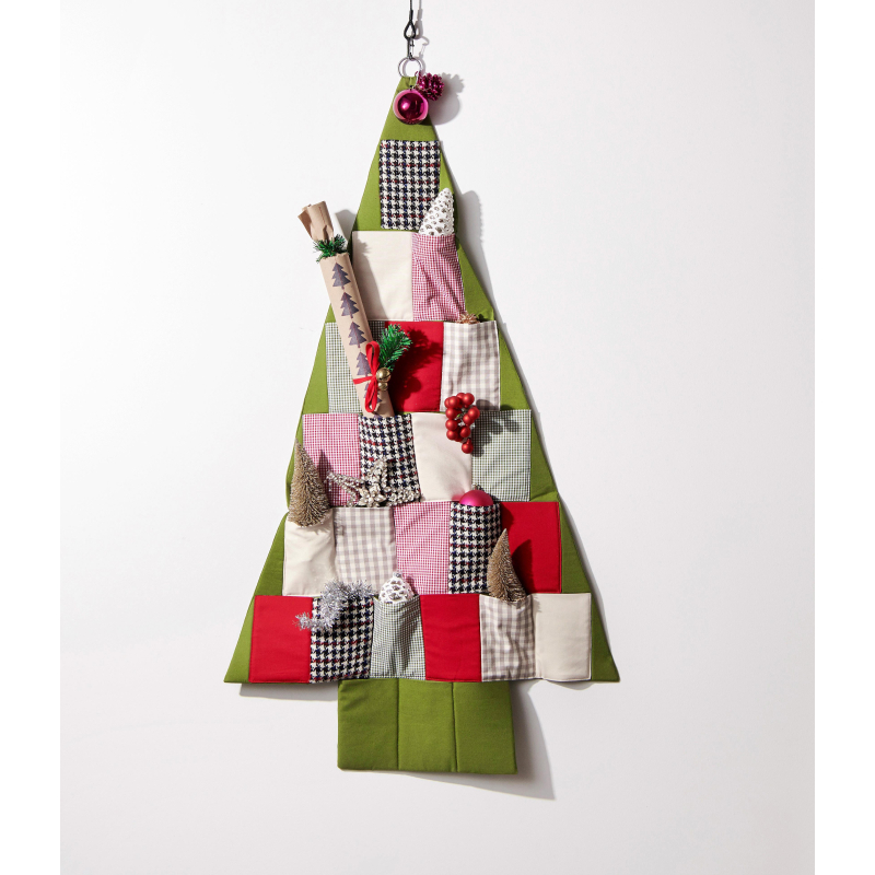 Patron Burda 5952 - Accessoires, calendrier de l'avent en forme de sapin