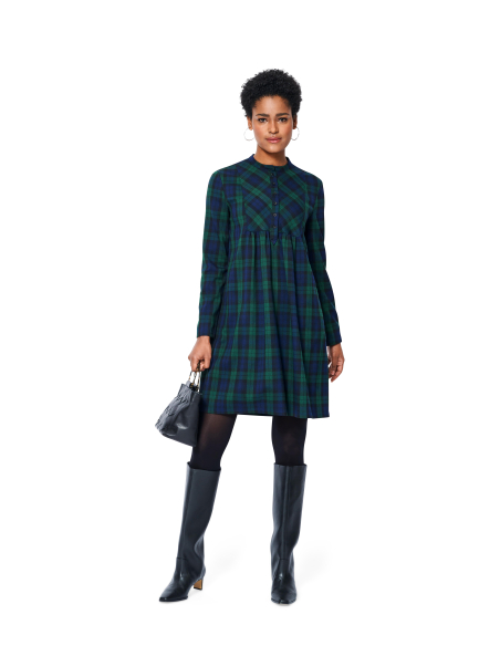 Patron Burda 5959 - Robes de différentes longueurs