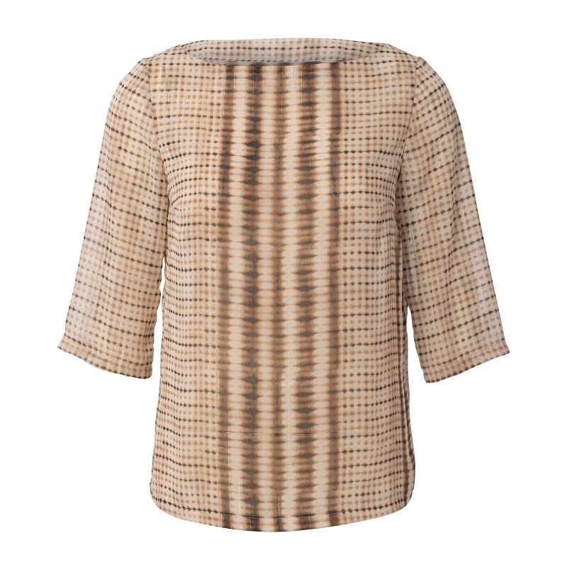 Patron Burda 5961 - Blouse sobre avec pinces et encolure arrondie