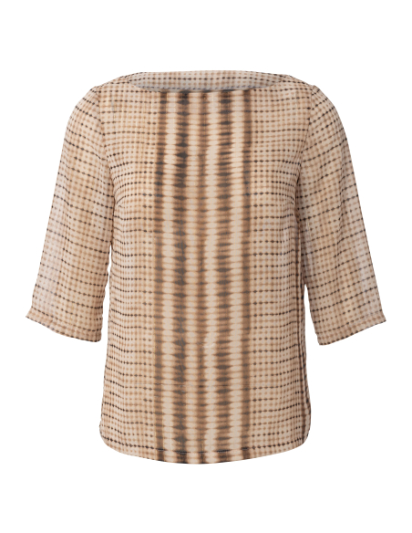 Patron Burda 5961 - Blouse sobre avec pinces et encolure arrondie