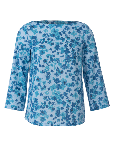 Patron Burda 5961 - Blouse sobre avec pinces et encolure arrondie