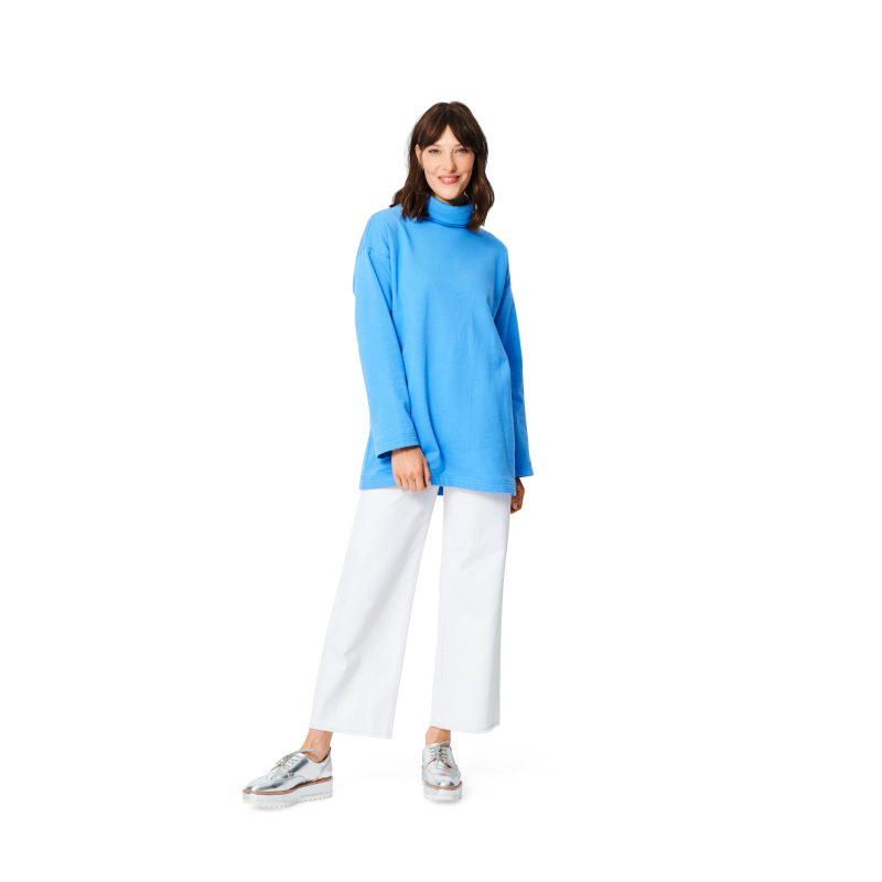 Patron Burda 5963 - Pull à col roulé avec variations