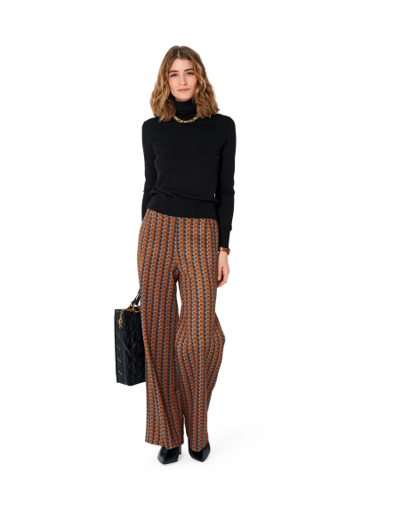 Patron Burda 5969 - Pantalon avec coulisse dos élastique, jambes amples