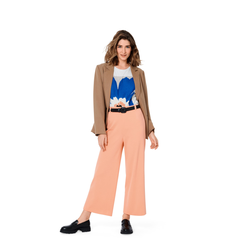 Patron Burda 5969 - Pantalon avec coulisse dos élastique, jambes amples