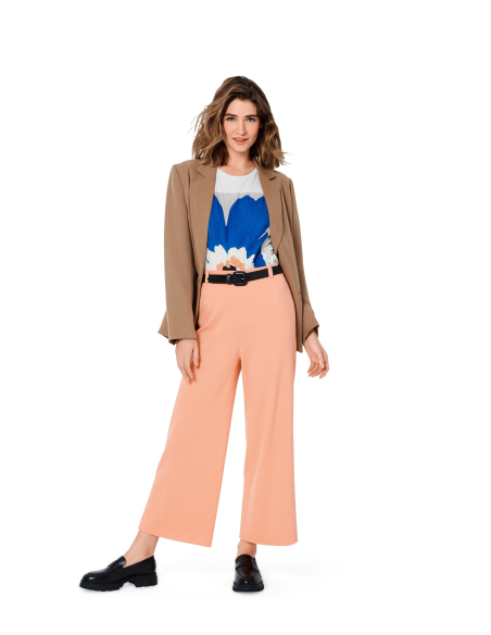 Patron Burda 5969 - Pantalon avec coulisse dos élastique, jambes amples