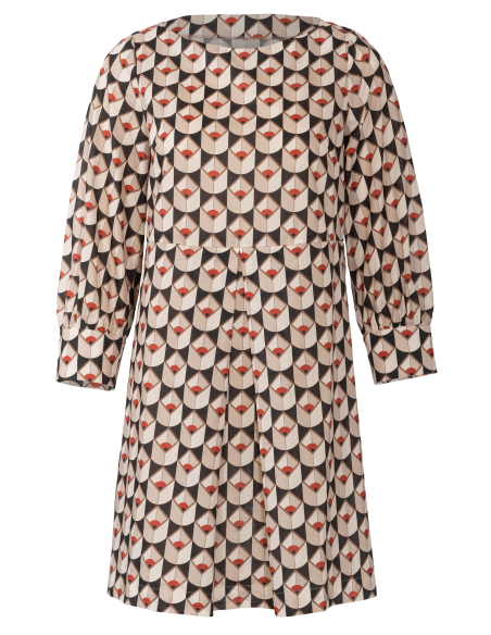 Patron Burda 5975 - Robe à encolure bateau et manches à poignet