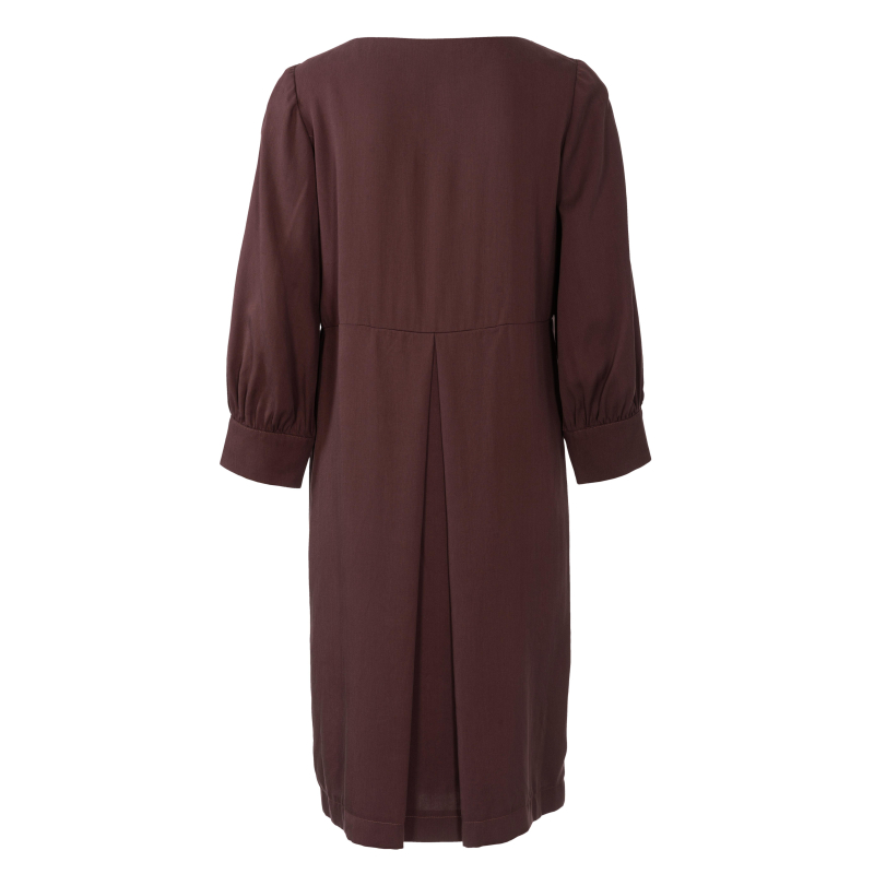 Patron Burda 5975 - Robe à encolure bateau et manches à poignet