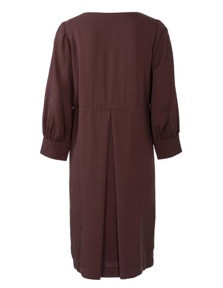 Patron Burda 5975 - Robe à encolure bateau et manches à poignet