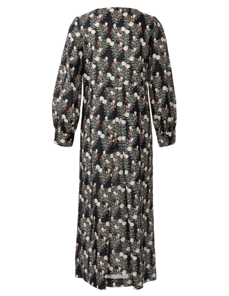 Patron Burda 5975 - Robe à encolure bateau et manches à poignet