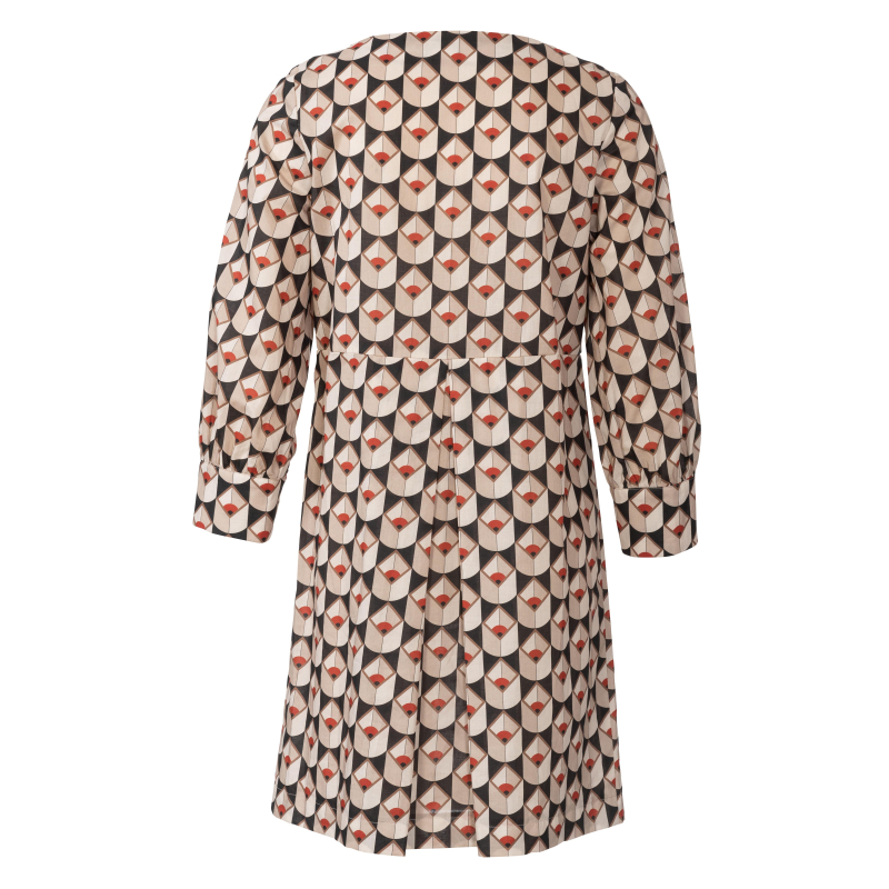 Patron Burda 5975 - Robe à encolure bateau et manches à poignet