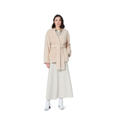 Patron Burda 5976 - Veste & manteau dcontractés, sans col et avec encolure 2