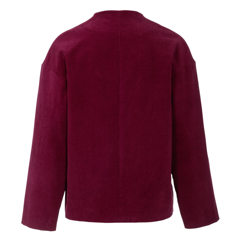 Patron Burda 5976 - Veste & manteau dcontractés, sans col et avec encolure