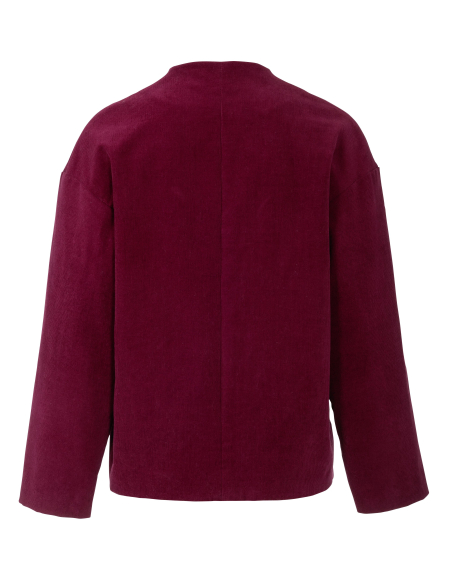 Patron Burda 5976 - Veste & manteau dcontractés, sans col et avec encolure