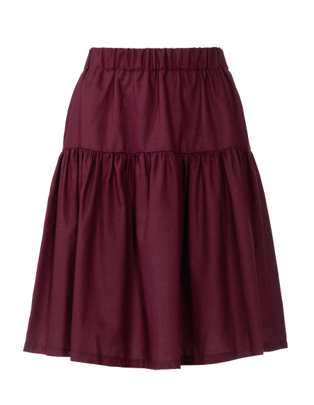 Patron Burda 5978 - Jupe à étage avec une coulisse élastiquée