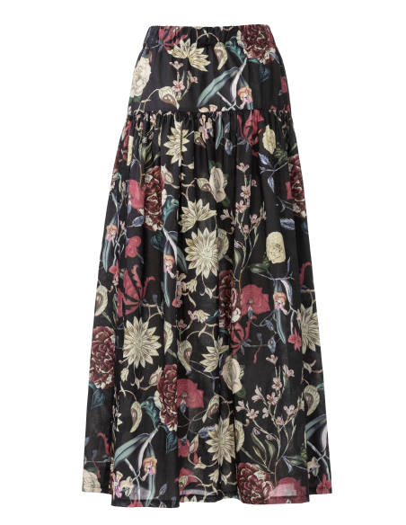 Patron Burda 5978 - Jupe à étage avec une coulisse élastiquée