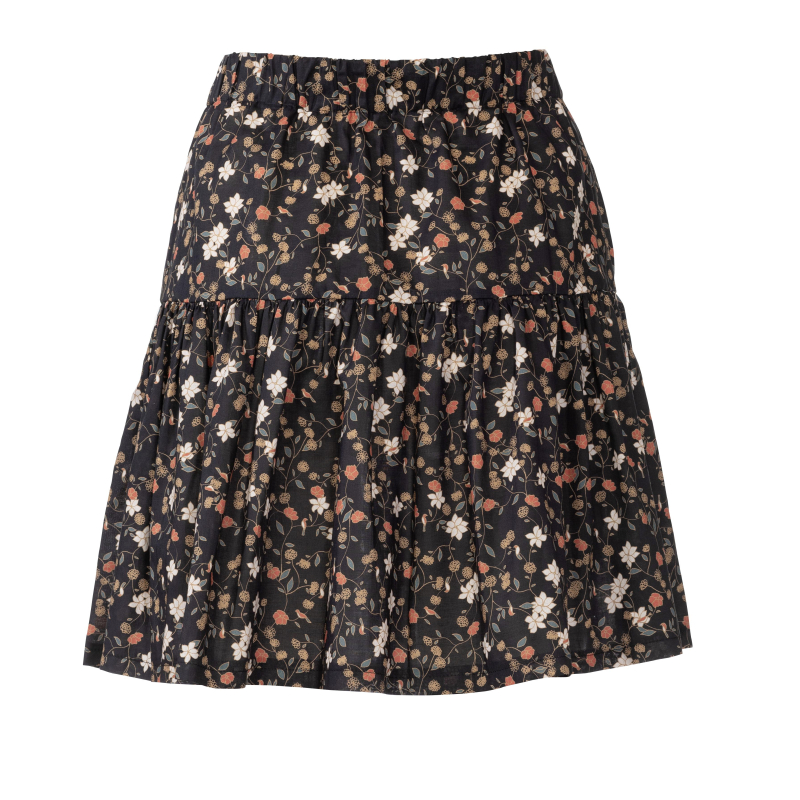 Patron Burda 5978 - Jupe à étage avec une coulisse élastiquée