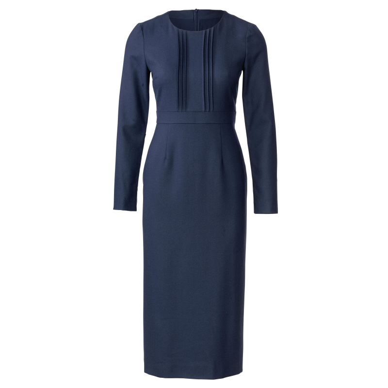 Patron Burda 5983 - Robe avec ceinture de taille et jupe ample ou droite