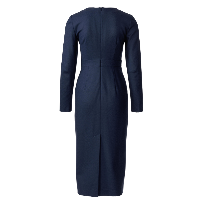 Patron Burda 5983 - Robe avec ceinture de taille et jupe ample ou droite