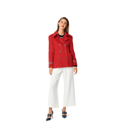 Patron Burda 5984 - Veste caban & trench-coat entièrement doublés 2