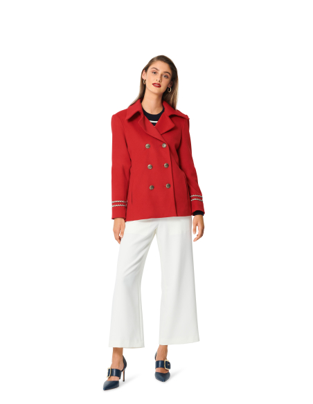 Patron Burda 5984 - Veste caban & trench-coat entièrement doublés