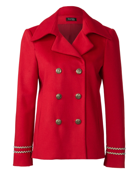 Patron Burda 5984 - Veste caban & trench-coat entièrement doublés