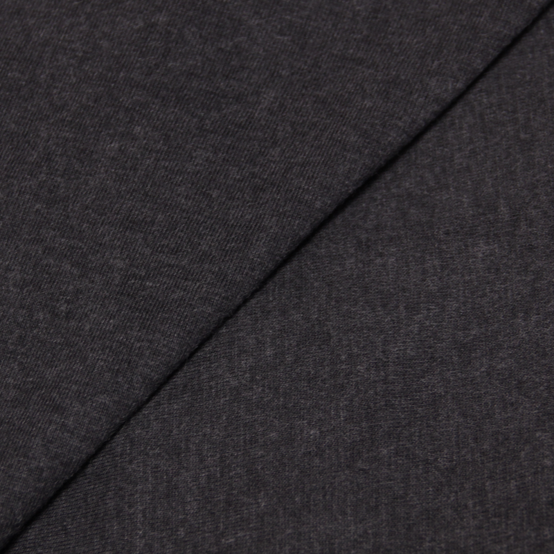 Jersey 100% coton - Gris anthracite