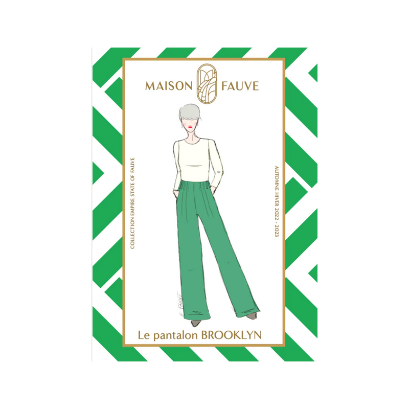 Patron couture pantalon Brooklyn / Maison Fauve