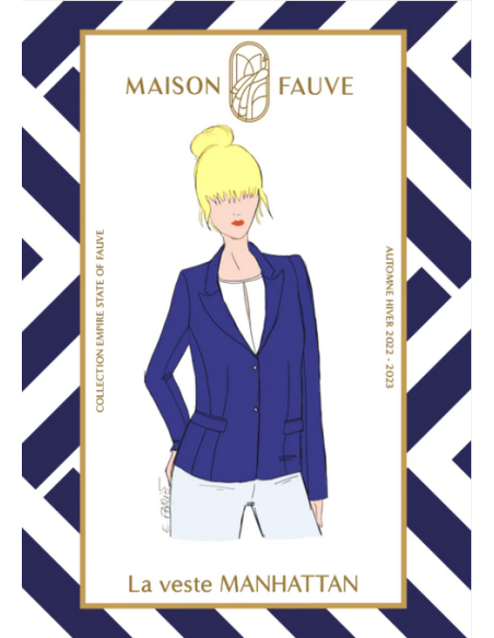 Patron Maison Fauve - Veste blazer Manhattan