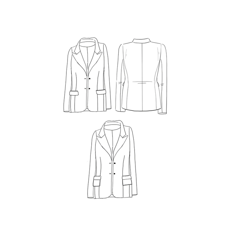 Patron Maison Fauve - Veste blazer Manhattan