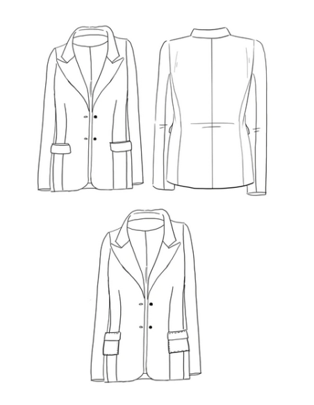 Patron Maison Fauve - Veste blazer Manhattan