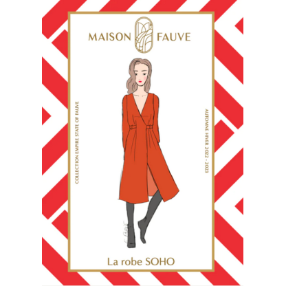 Patron Maison Fauve - Robe portefeuille Soho