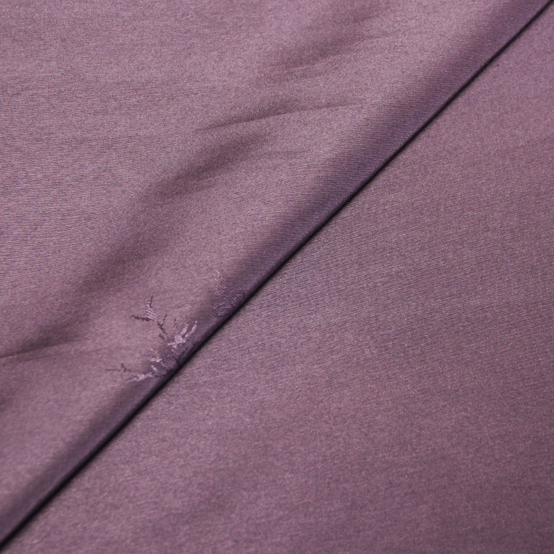 Taffetas jacquard polyviscose - Motif chinoiserie violet